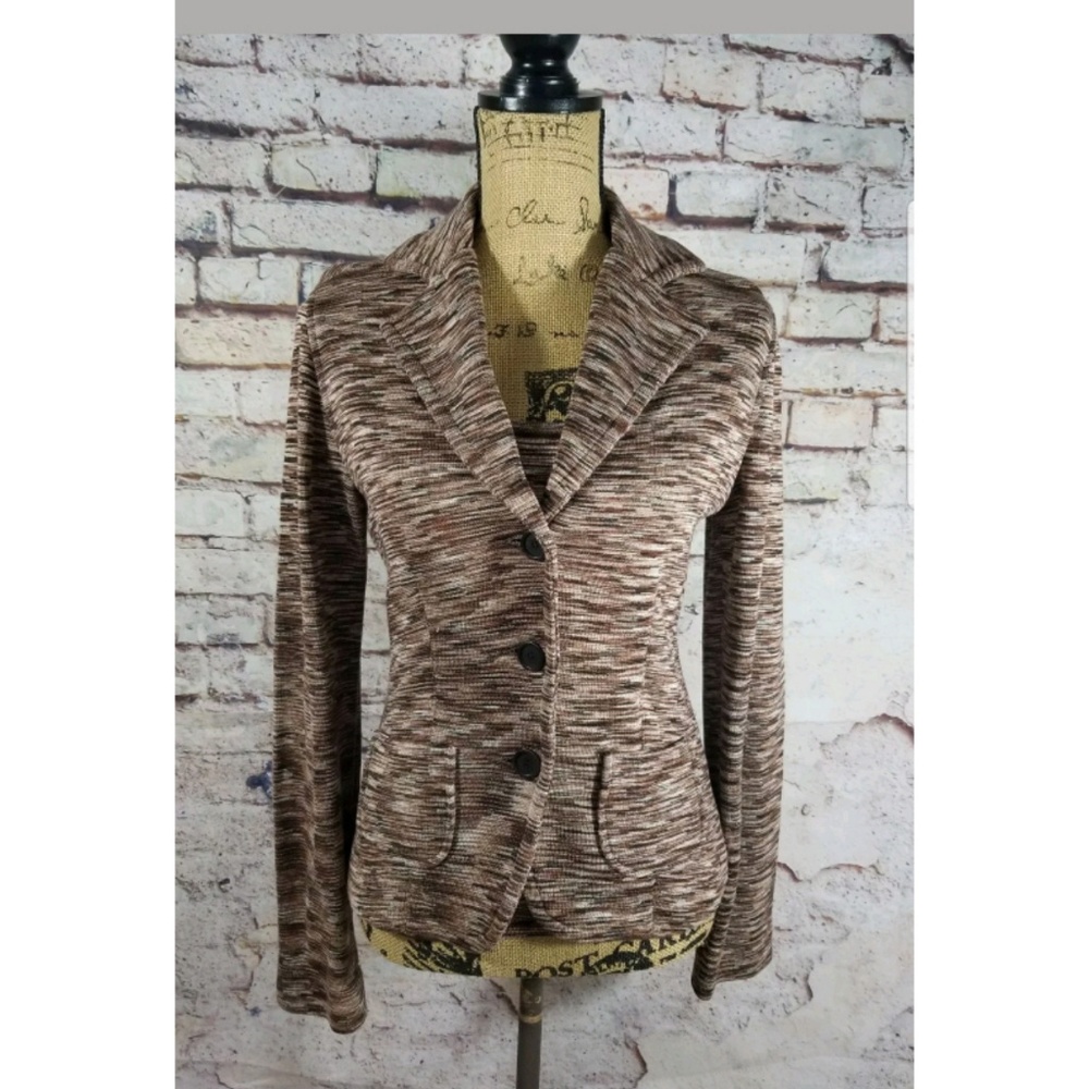 Magaschoni Silk Knit Cardigan Set Medium